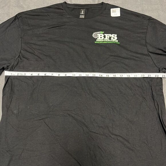 BFS Performance Men’s Black Short Sleeve T-Shirt Size XL - Picture 5 of 6